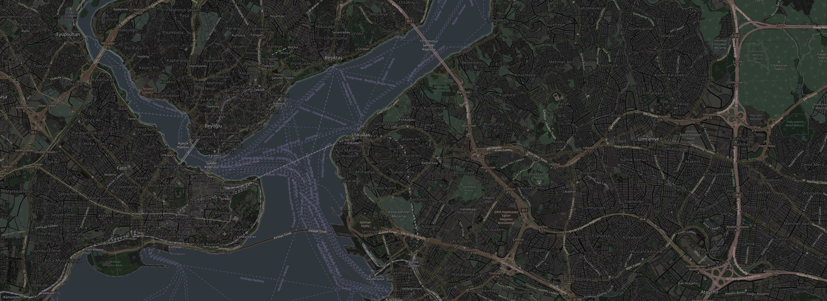 Map of Istanbul