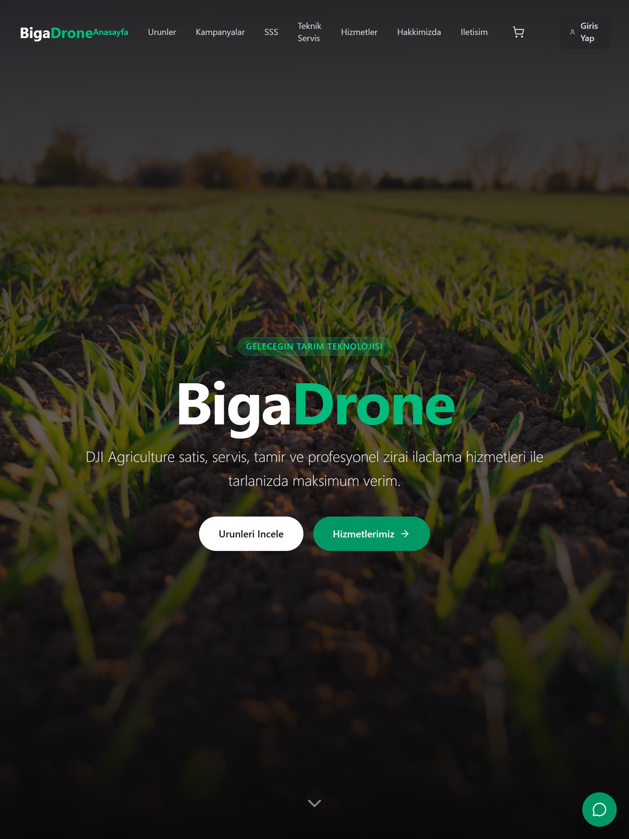 Biga Drone Tablet Experience